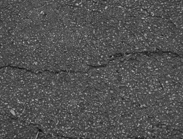driveway crack